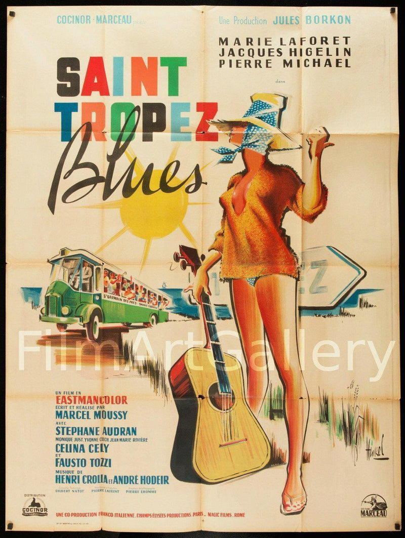 Saint Tropez Blues French 1 Panel (47x63) Original Vintage Movie Poster