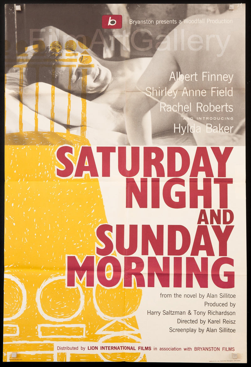 Saturday Night and Sunday Morning 1 Sheet (27x41) Original Vintage Movie Poster