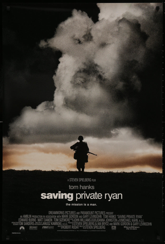 Saving Private Ryan 1 Sheet (27x41) Original Vintage Movie Poster