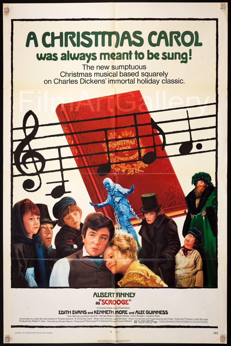 Scrooge 1 Sheet (27x41) Original Vintage Movie Poster