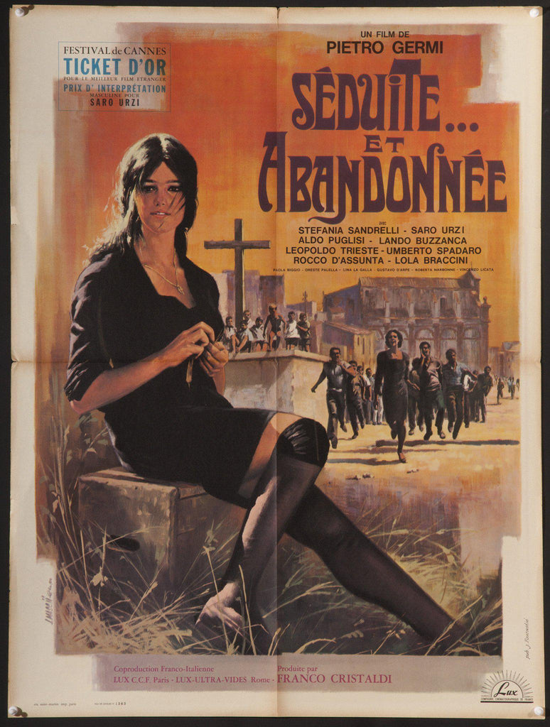 Seduced and Abandoned (Sedotta e Abbandonata) French small (23x32) Original Vintage Movie Poster