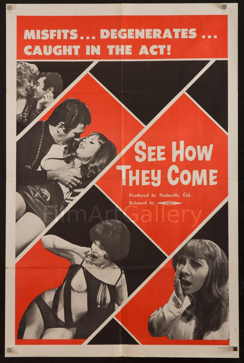 See How They Come 1 Sheet (27x41) Original Vintage Movie Poster