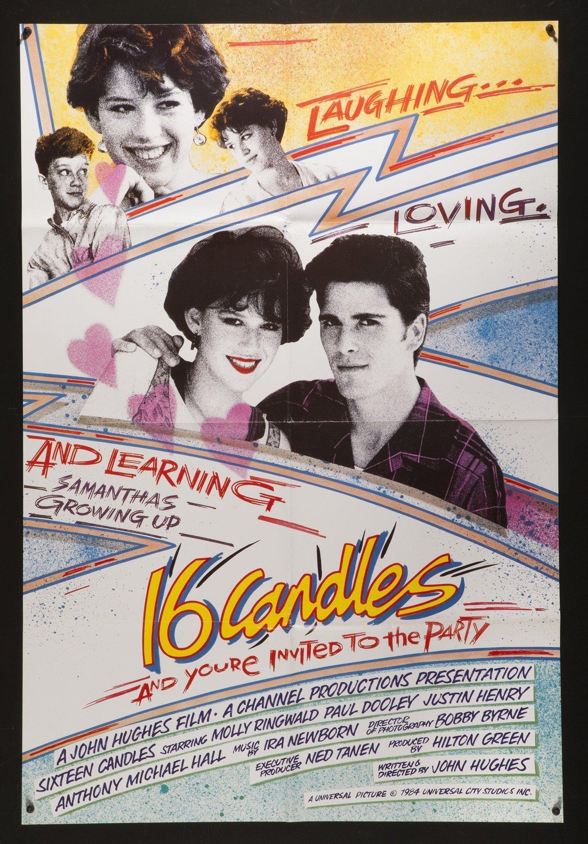Sixteen Candles 1 Sheet (27x41) Original Vintage Movie Poster