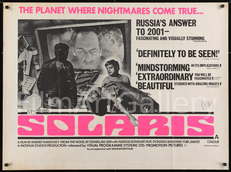 Solaris British Quad (30x40) Original Vintage Movie Poster