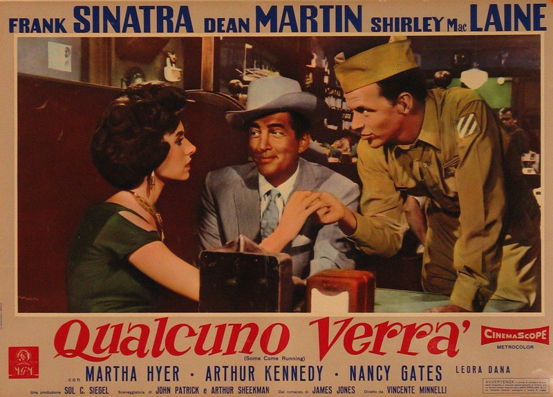Some Came Running Italian Photobusta (18x26) Original Vintage Movie Poster