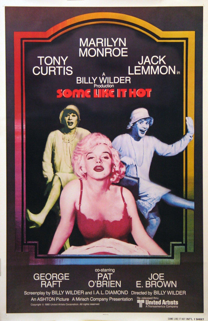 Some Like it Hot 1 Sheet (27x41) Original Vintage Movie Poster