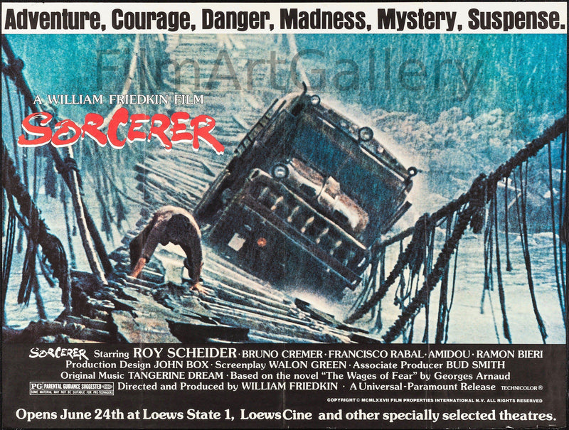 Sorcerer Subway 2 sheet (45x59) Original Vintage Movie Poster