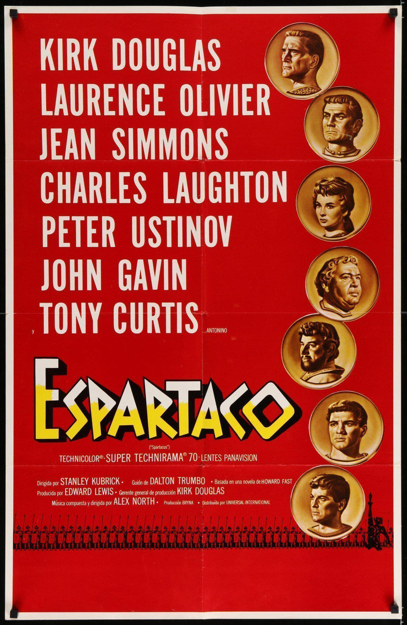 Spartacus 1 Sheet (27x41) Original Vintage Movie Poster