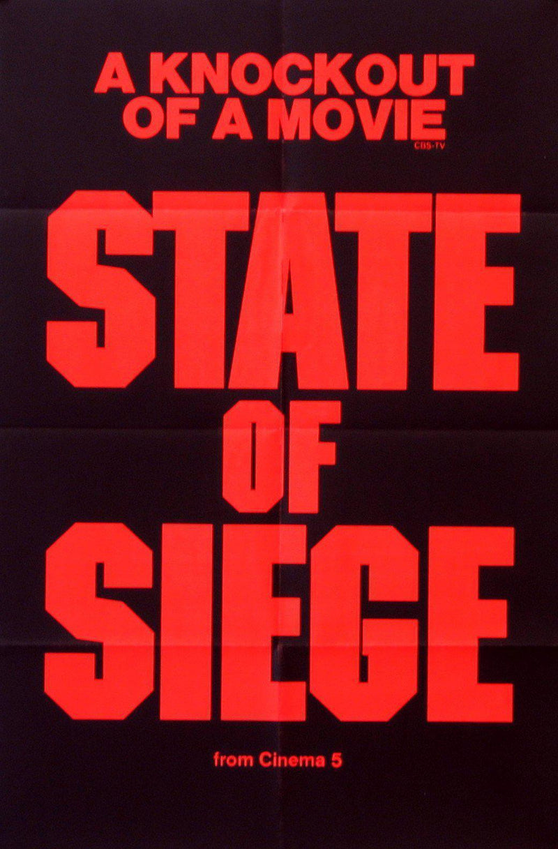 State of Siege 1 Sheet (27x41) Original Vintage Movie Poster