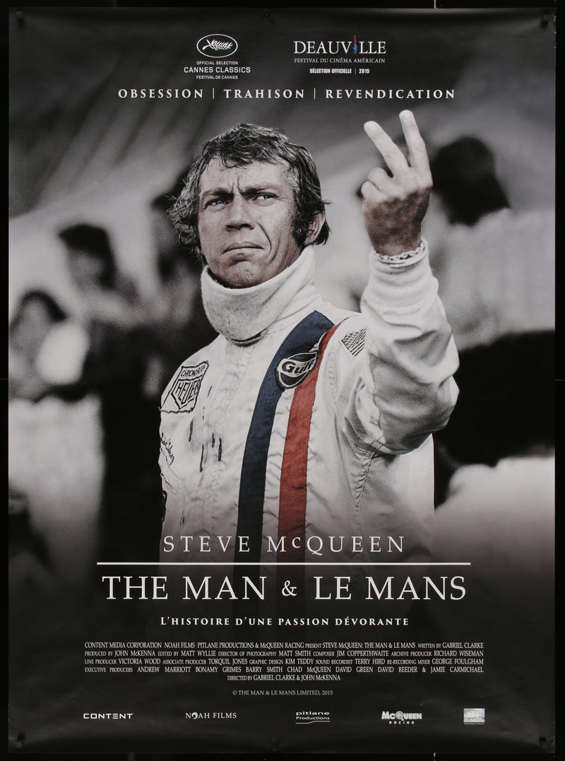 Steve McQueen The Man and Le Mans French 1 panel (47x63) Original Vintage Movie Poster