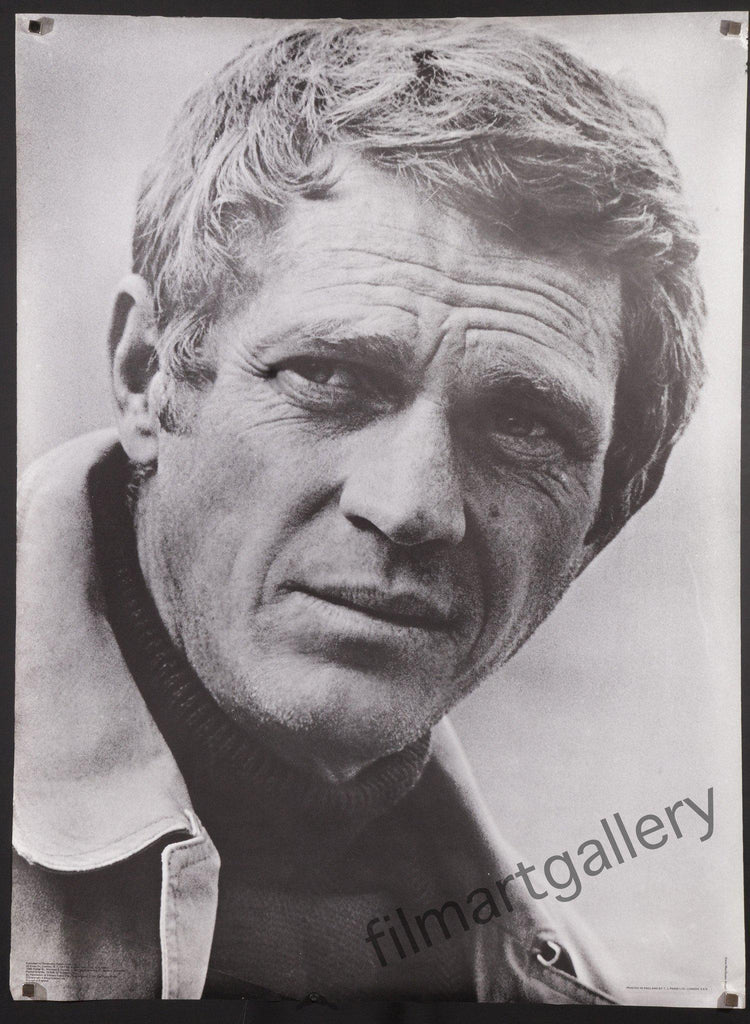 Steve McQueen 1 Sheet (27x41) Original Vintage Movie Poster
