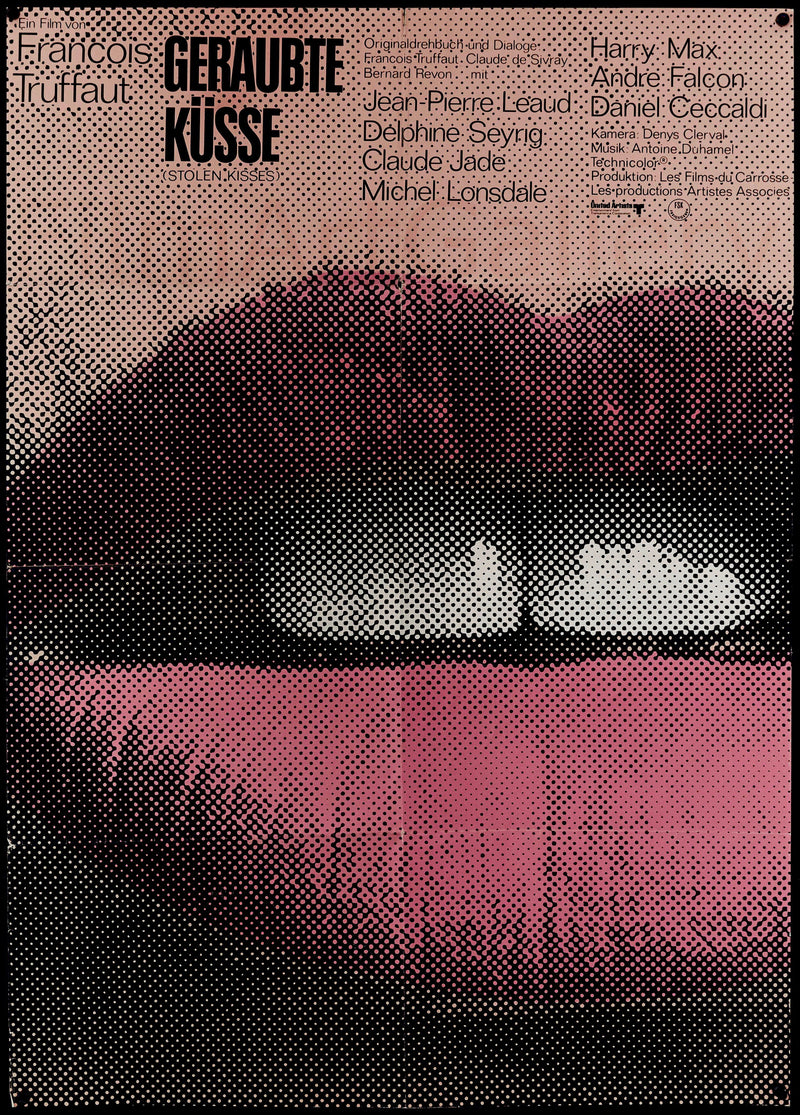 Stolen Kisses (Baisers Voles) German A1 (23x33) Original Vintage Movie Poster