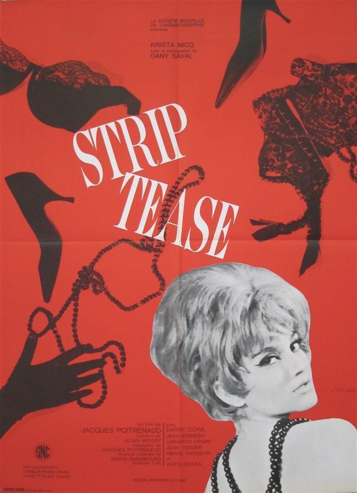Strip Tease (Striptease) French small (23x32) Original Vintage Movie Poster