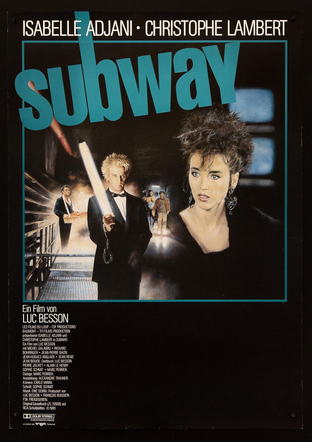 Subway German A1 (23x33) Original Vintage Movie Poster