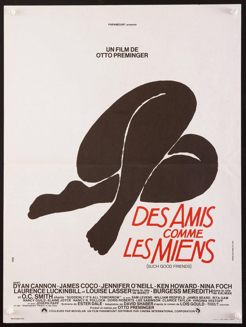 Such Good Friends French mini (16x23) Original Vintage Movie Poster