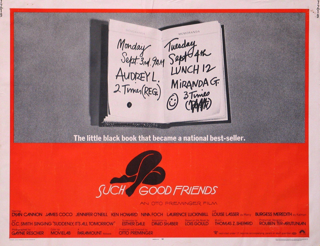Such Good Friends Half sheet (22x28) Original Vintage Movie Poster