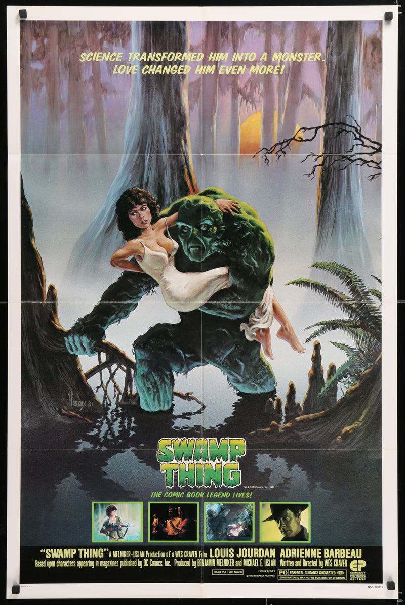 Swamp Thing 1 Sheet (27x41) Original Vintage Movie Poster