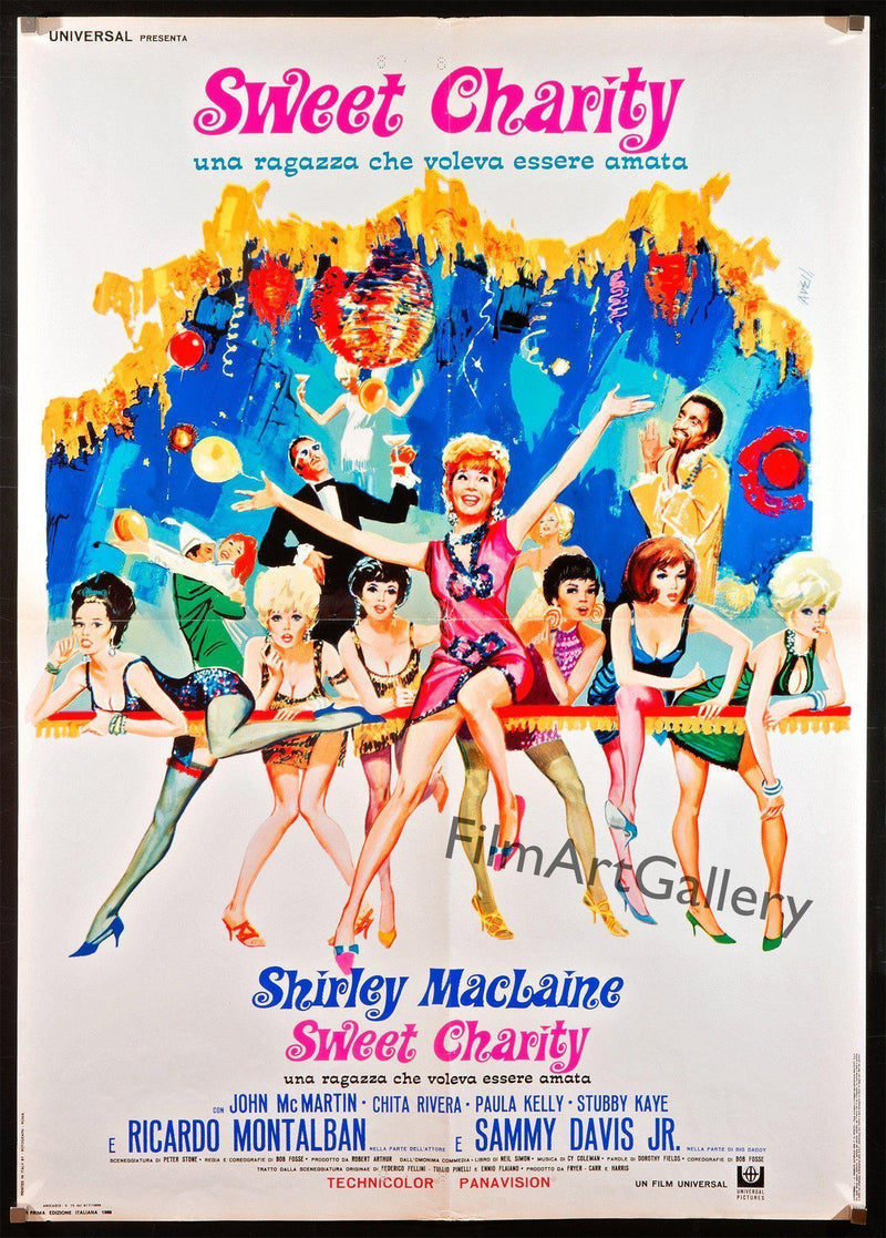 Sweet Charity 1 Sheet (27x41) Original Vintage Movie Poster