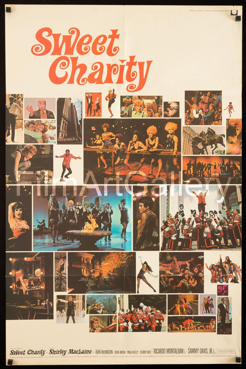 Sweet Charity 1 Sheet (27x41) Original Vintage Movie Poster