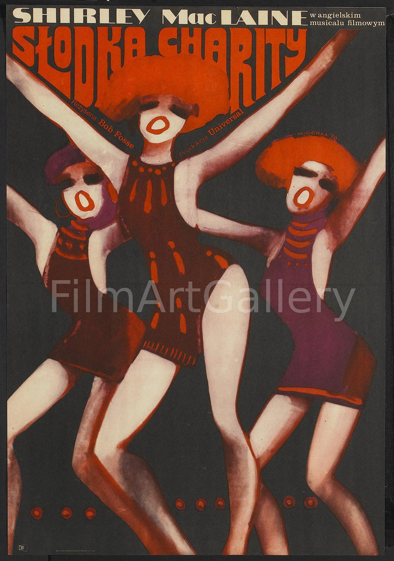 Sweet Charity Polish A1 (23x33) Original Vintage Movie Poster