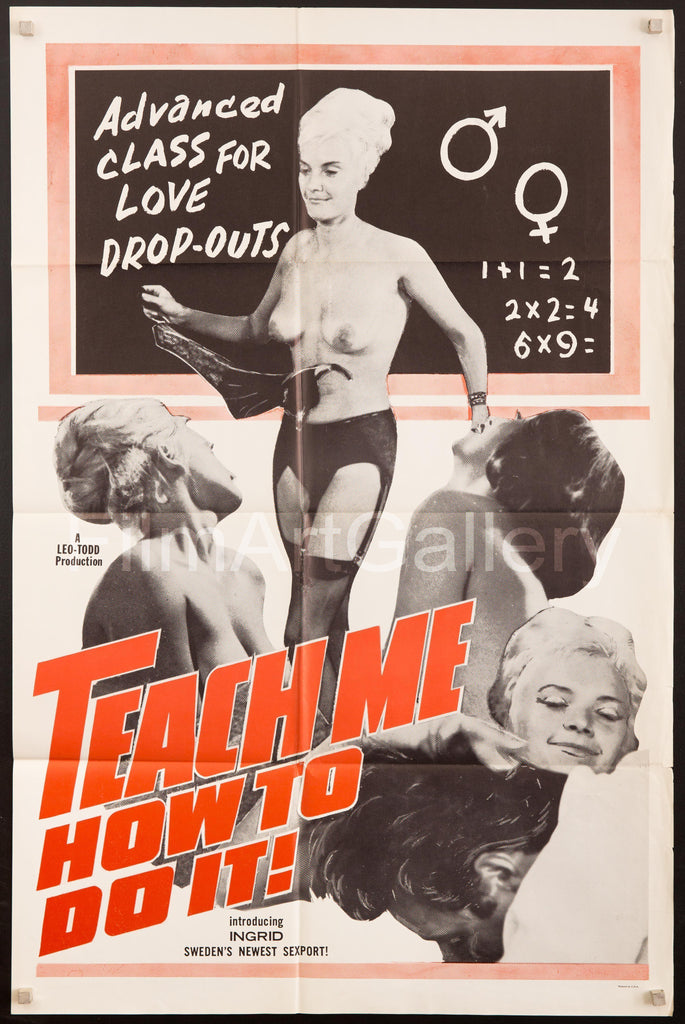 Teach Me How To Do It 1 Sheet (27x41) Original Vintage Movie Poster