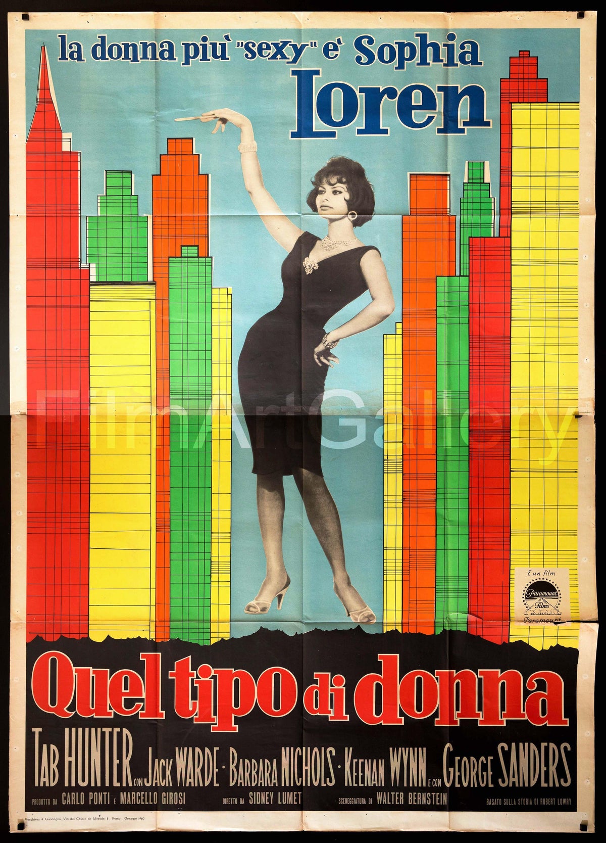 That Kind of Woman (Quel Tipo di Donna) Italian 4 foglio (55x78) Original Vintage Movie Poster