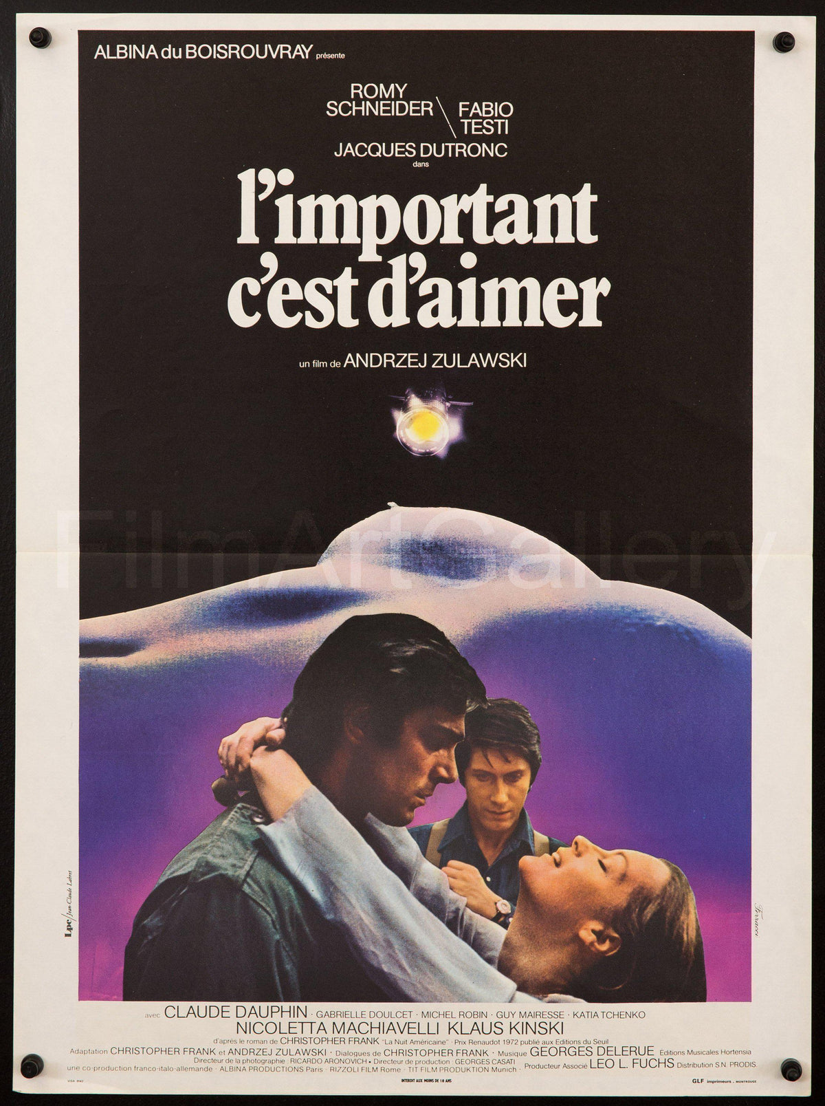 That Most Important Thing: Love (L&#39;Important C&#39;est D&#39;Aimer) French mini (16x23) Original Vintage Movie Poster