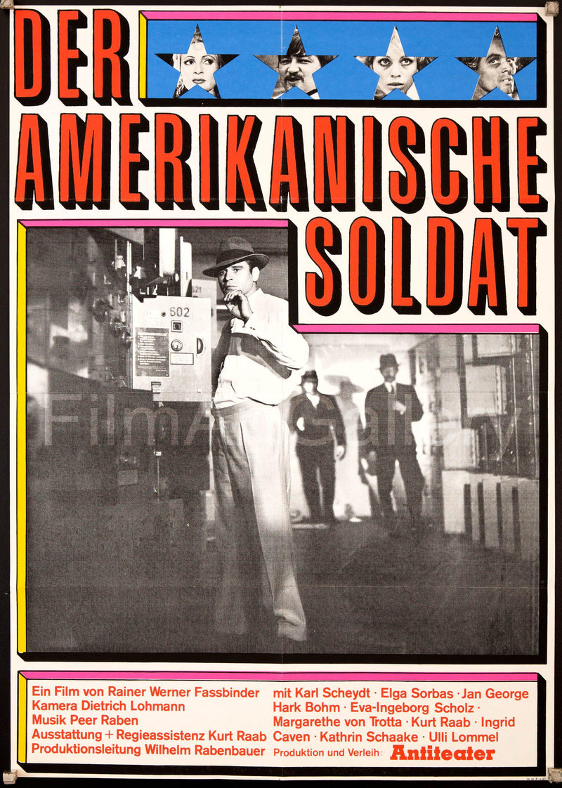 The American Soldier German A1 (23x33) Original Vintage Movie Poster