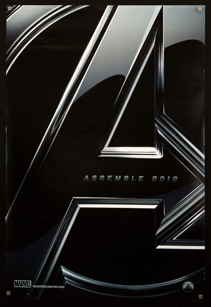 The Avengers 1 Sheet (27x41) Original Vintage Movie Poster