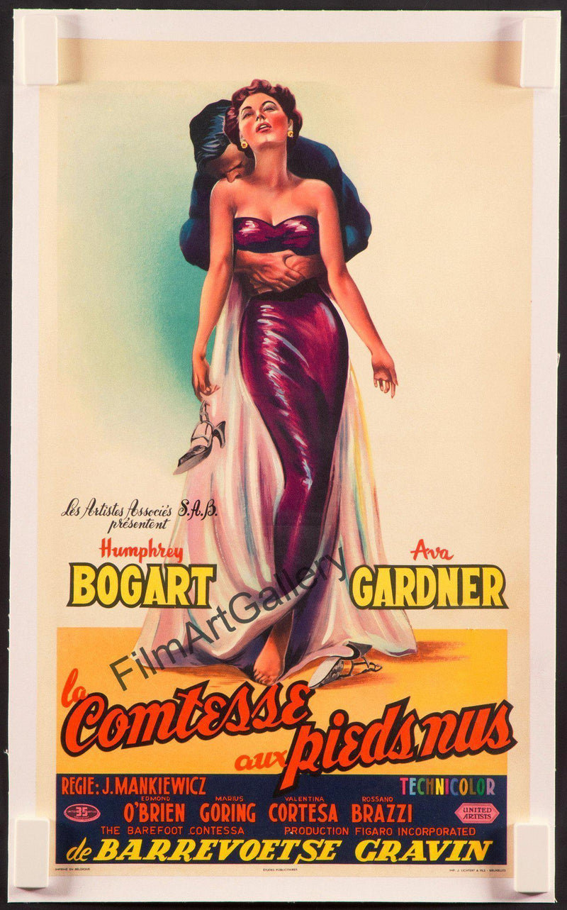 The Barefoot Contessa Belgian (14x22) Original Vintage Movie Poster