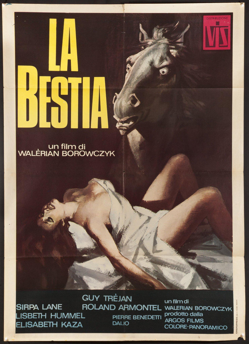 The Beast (La Bete) Italian 2 foglio (39x55) Original Vintage Movie Poster