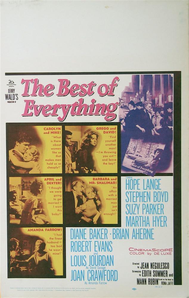 The Best of Everything Window Card (14x22) Original Vintage Movie Poster