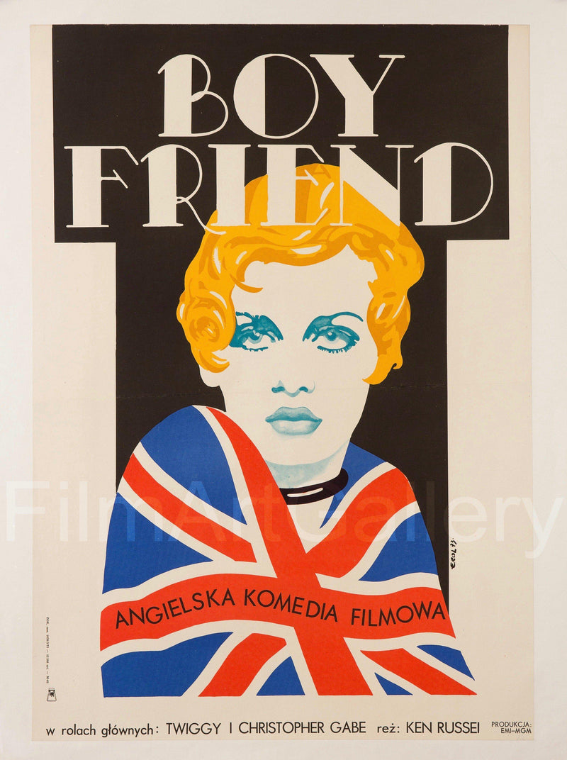 The Boy Friend (The Boyfriend) Polish A1 (23x33) Original Vintage Movie Poster