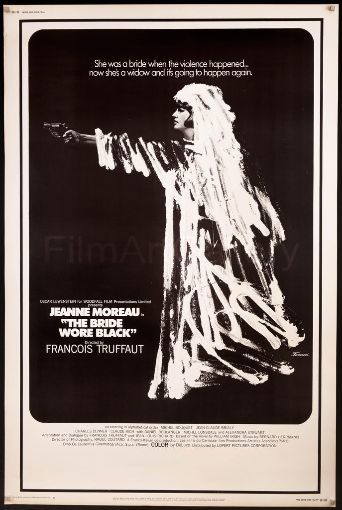 The Bride Wore Black (La Mariee Etait En Noir) 40x60 Original Vintage Movie Poster