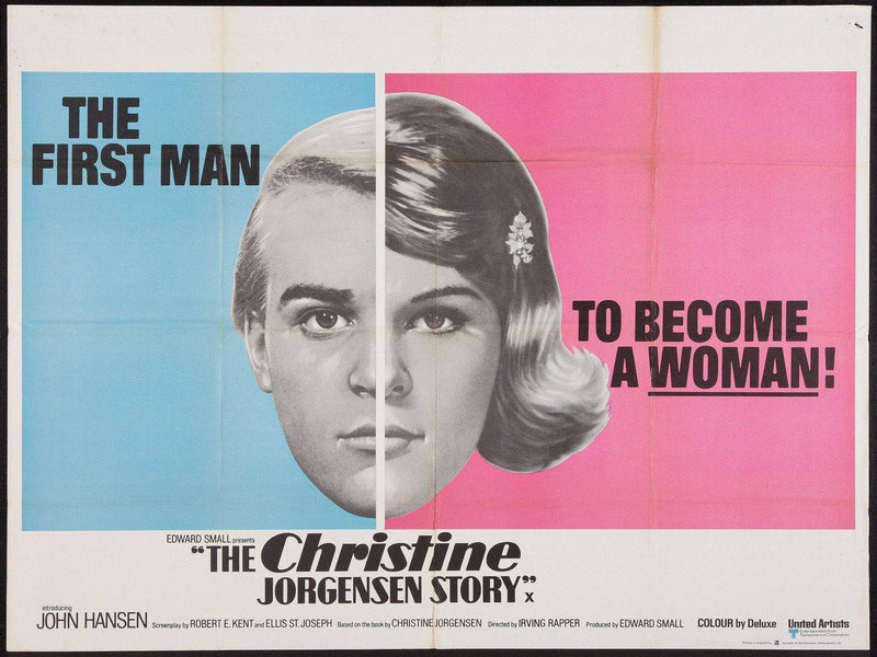 The Christine Jorgensen Story British Quad (30x40) Original Vintage Movie Poster