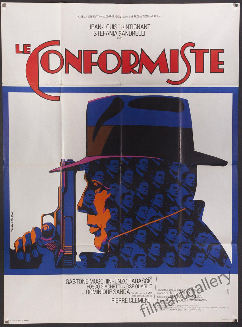 The Conformist (Il Conformista) French 1 panel (47x63) Original Vintage Movie Poster