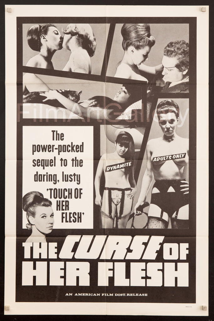 The Curse of Her Flesh 1 Sheet (27x41) Original Vintage Movie Poster