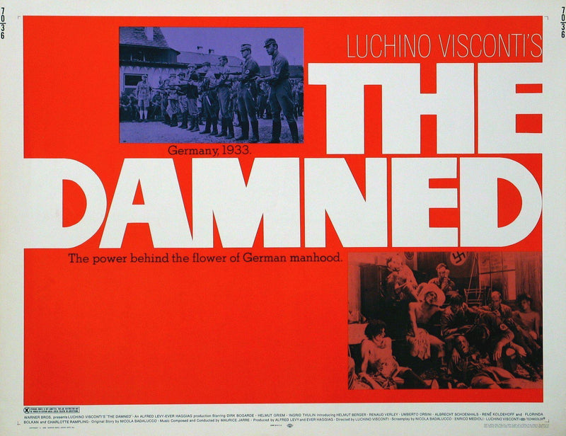 The Damned Half sheet (22x28) Original Vintage Movie Poster