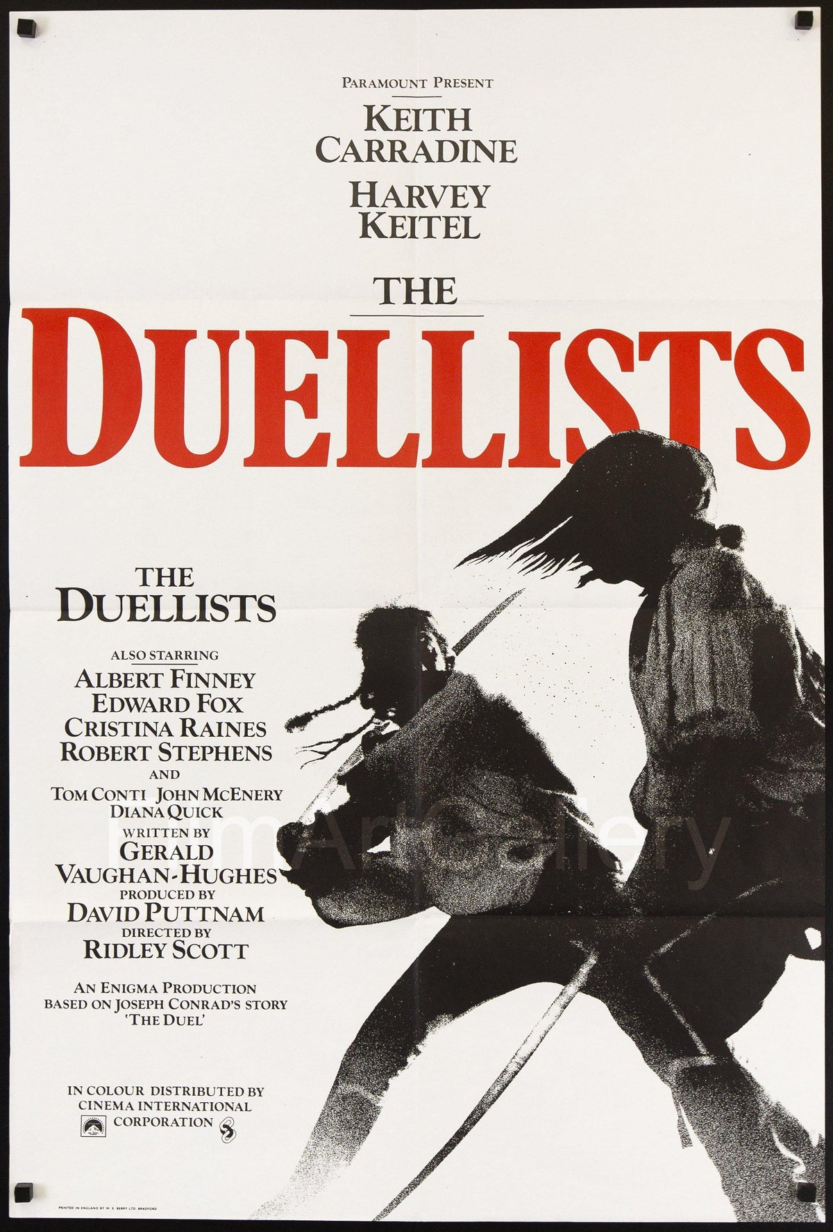 The Duellists 1 Sheet (27x41) Original Vintage Movie Poster