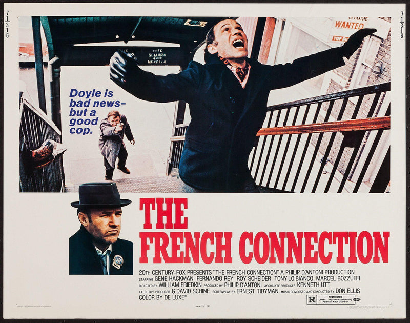 The French Connection Half sheet (22x28) Original Vintage Movie Poster