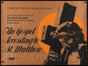 The Gospel According to St Matthew British Quad (30x40) Original Vintage Movie Poster