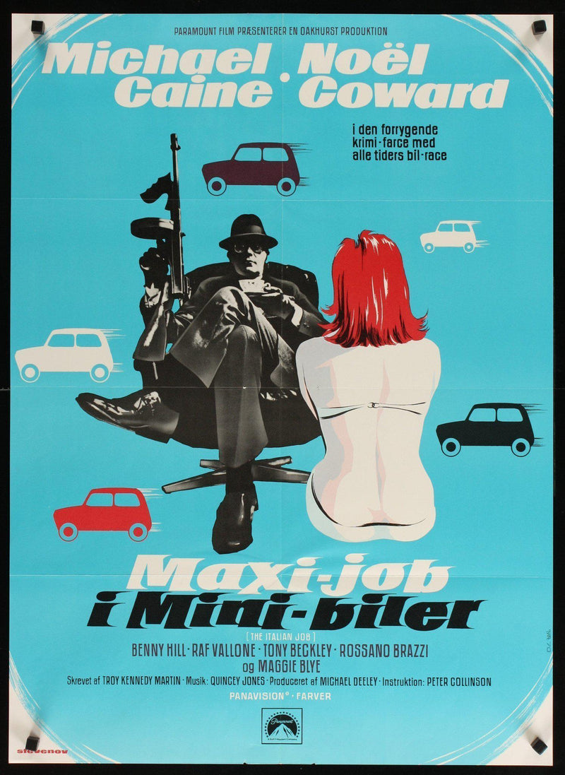 The Italian Job 24x33 Original Vintage Movie Poster
