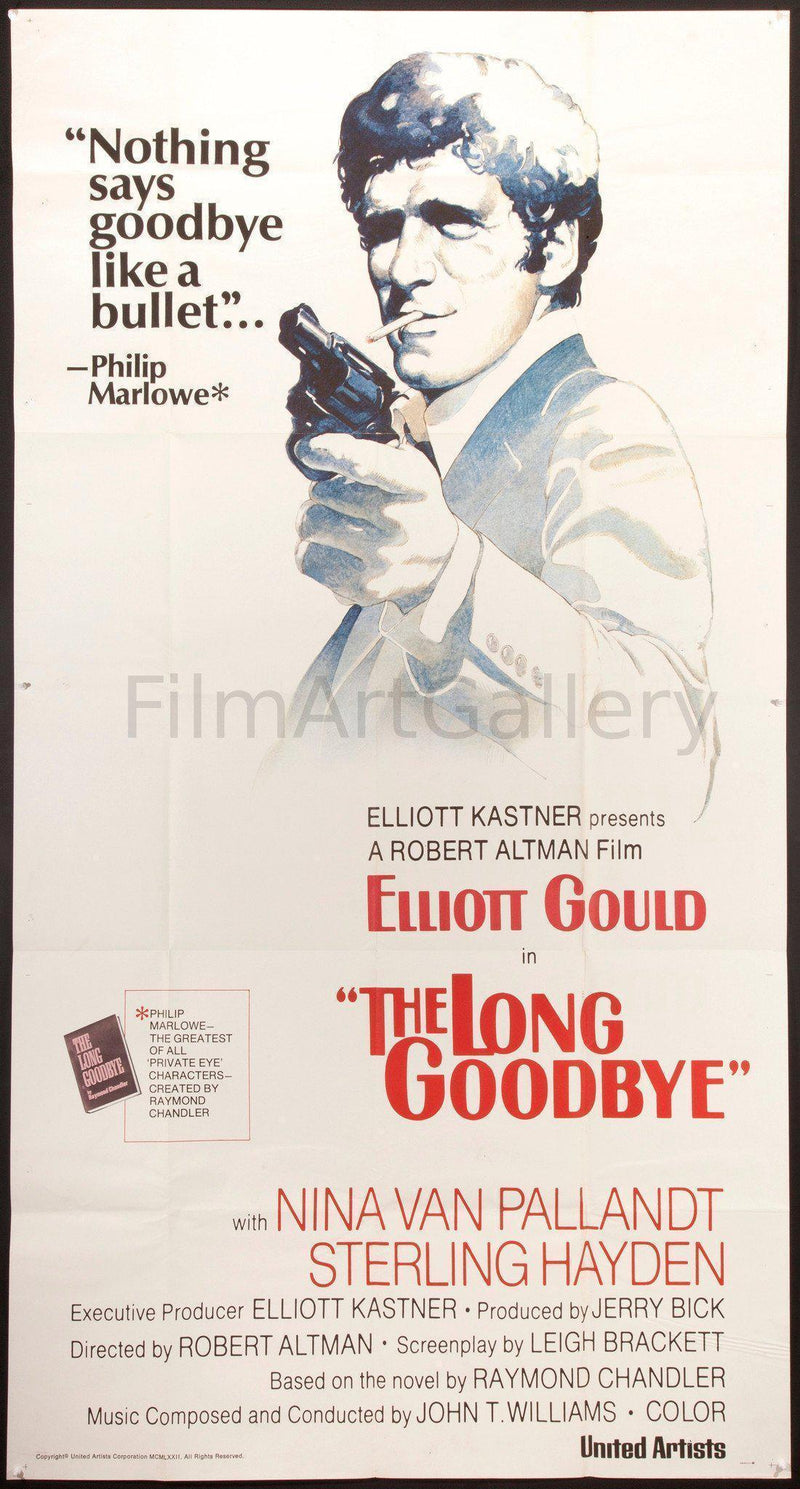 The Long Goodbye 3 Sheet (41x81) Original Vintage Movie Poster