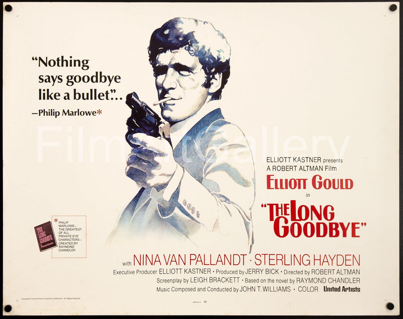 The Long Goodbye Half sheet (22x28) Original Vintage Movie Poster