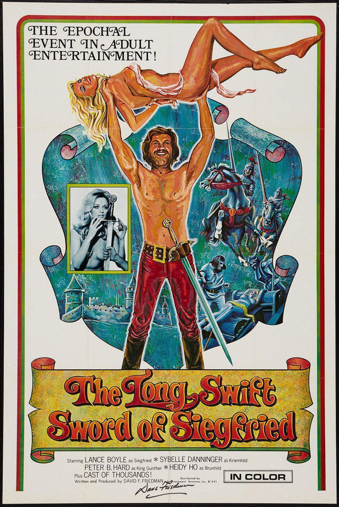 The Long Swift Sword of Siegfried 1 Sheet (27x41) Original Vintage Movie Poster