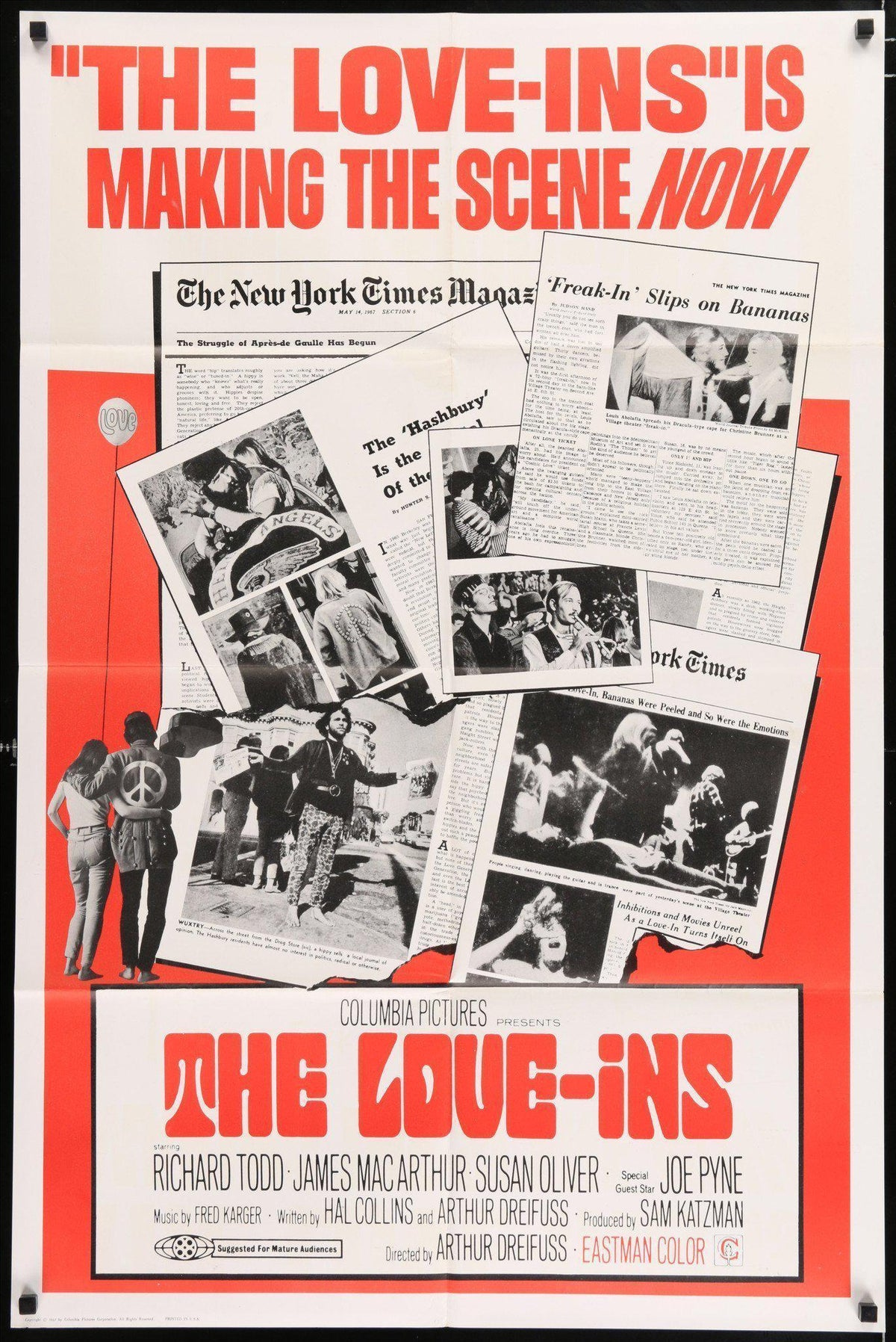 The Love-Ins 1 Sheet (27x41) Original Vintage Movie Poster