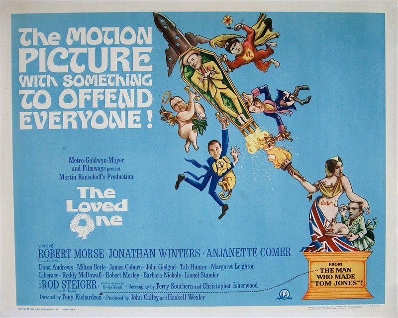 The Loved One Movie Poster 1965 Half sheet (22x28)