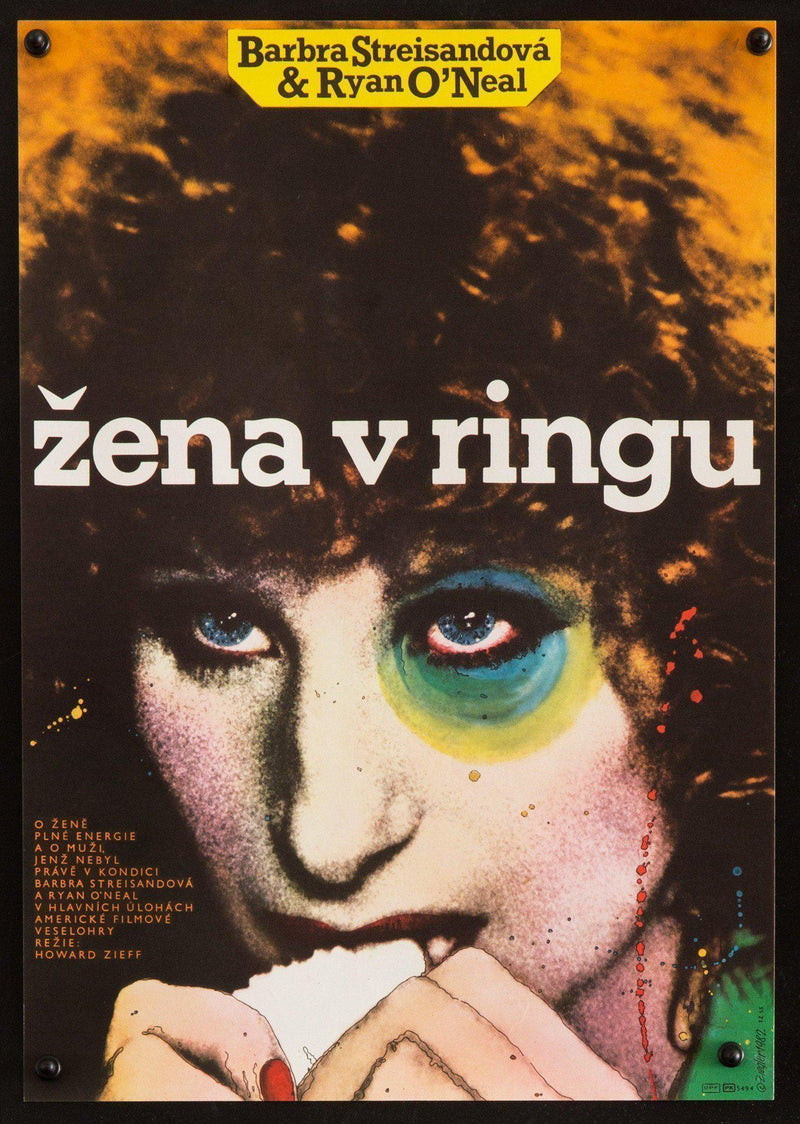 The Main Event Czech mini (11x16) Original Vintage Movie Poster