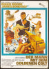 The Man With the Golden Gun German A0 (33x46) Original Vintage Movie Poster