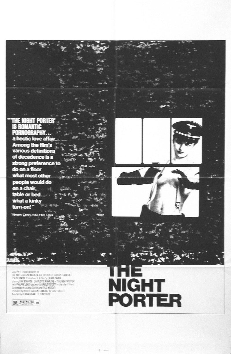 The Night Porter 1 Sheet (27x41) Original Vintage Movie Poster